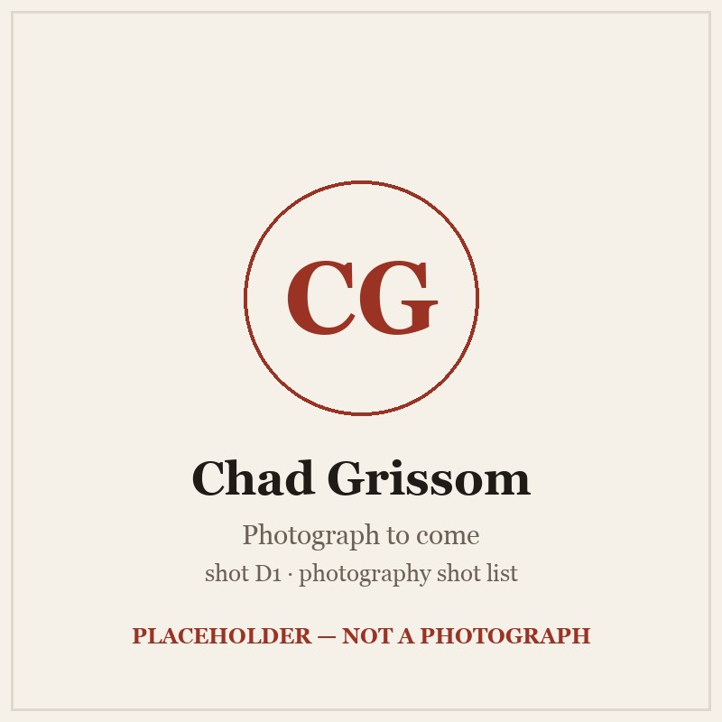 Chad Grissom, head and shoulders